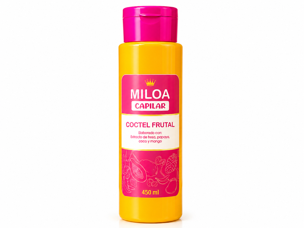 Mascarilla capilar coctel frutal Miloa