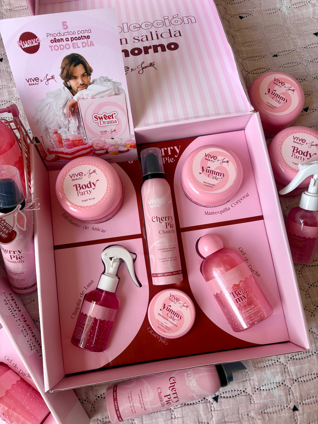 Kit corporal Sweet drama Juanito X Vive beauty