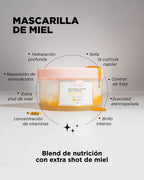 Mascarilla de miel brillo intenso Click Hair