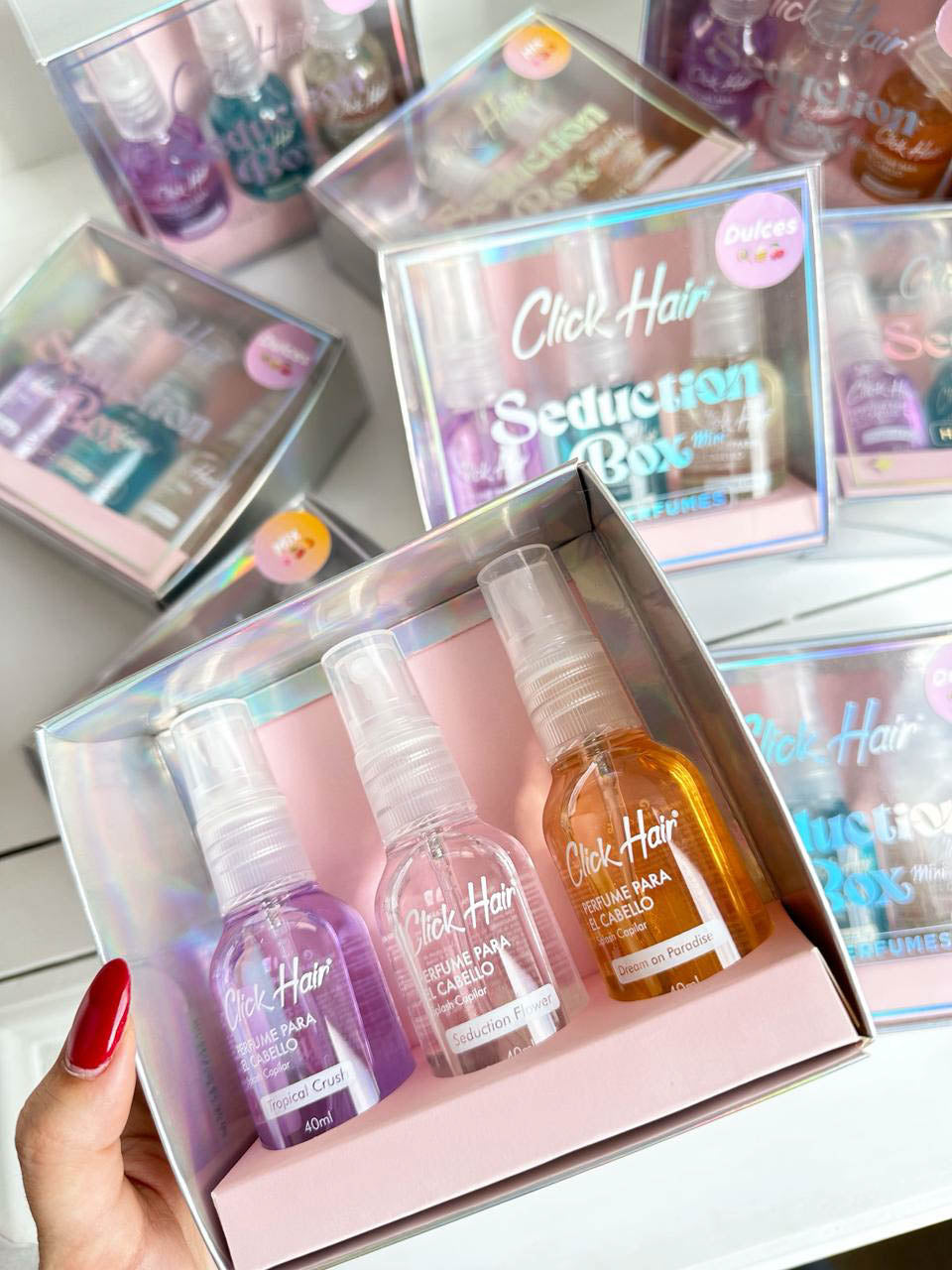 kit perfumes mini Click Hair