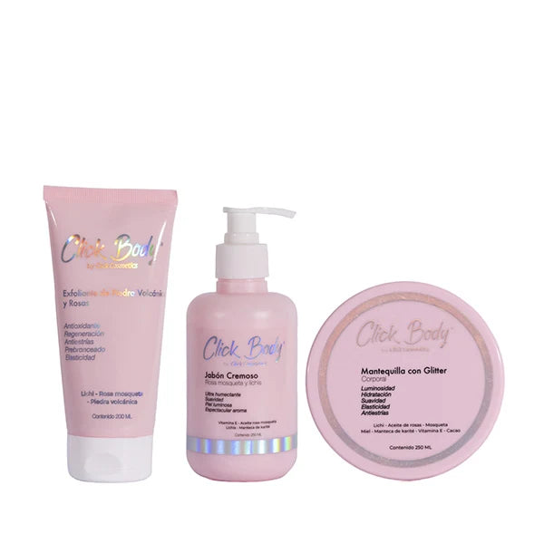 Kit piel de porcelana y glow Click Body