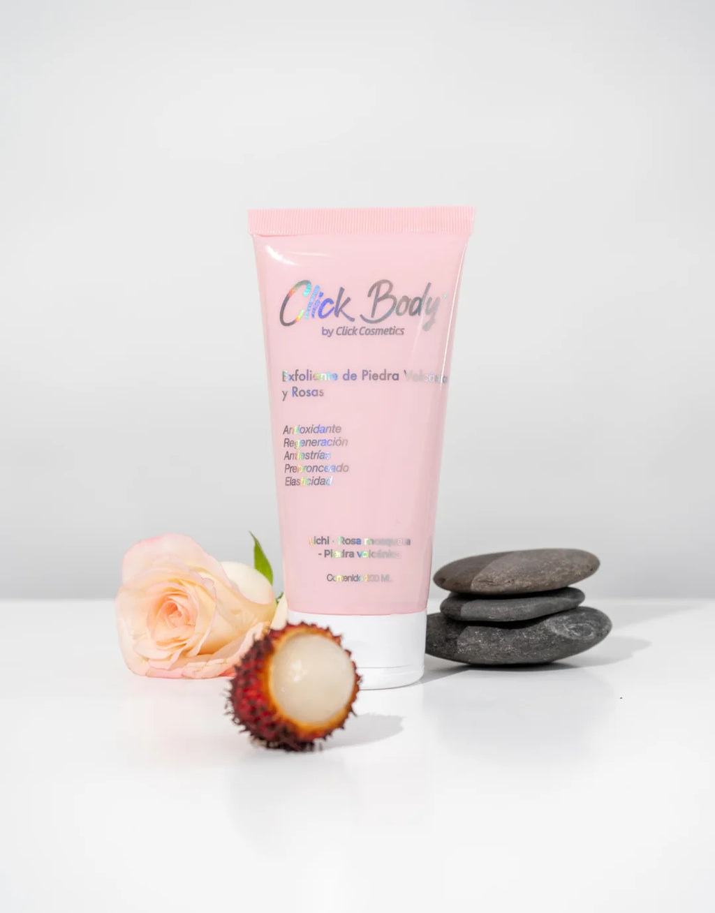 Exfoliante soportal de rosas Click Body