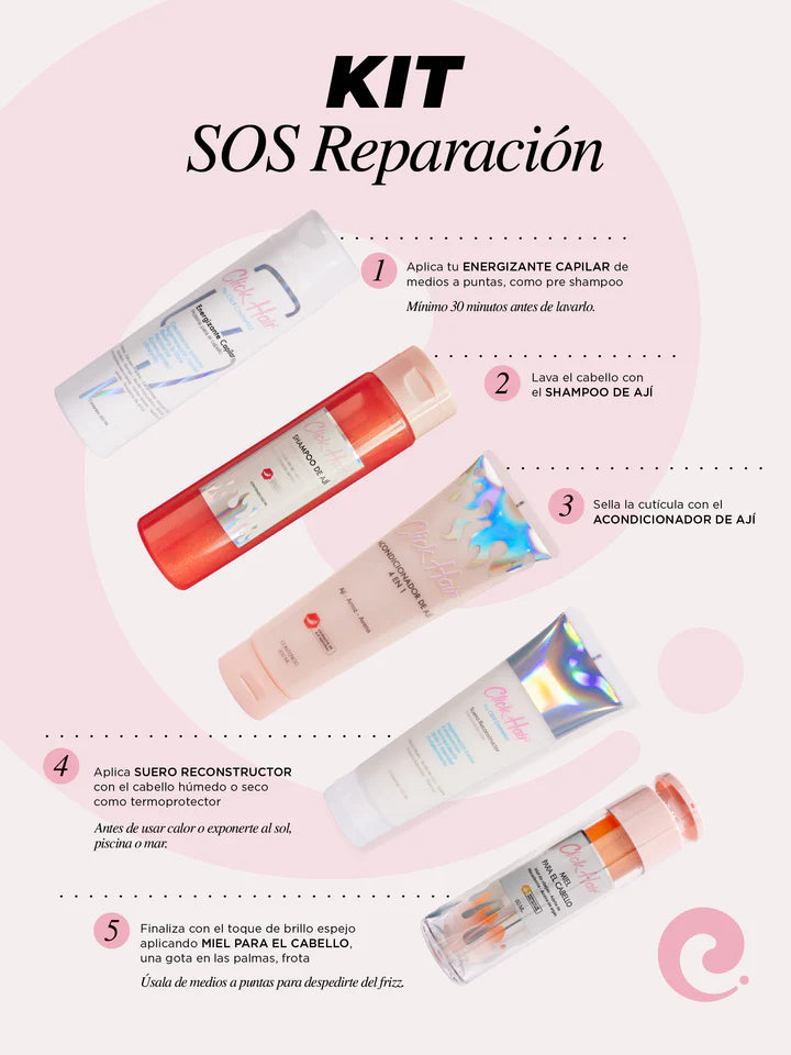 kit SOS reparación Click Hair