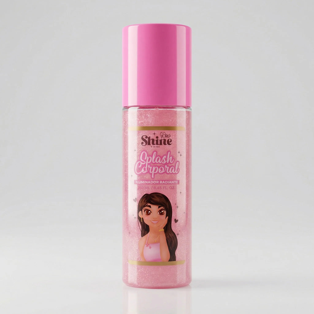 Splash corporal luminoso glow shine By Yaja