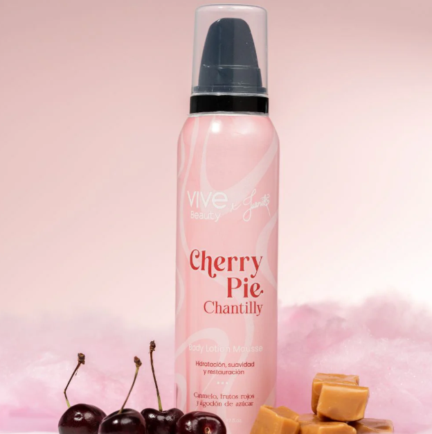 Body Lotion Junito Mousse Chantilly Cherry Pie X Vive Beauty