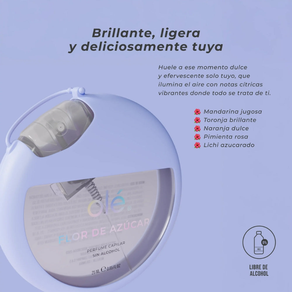 Perfume capilar sin alcohol Olè
