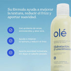Tratamiento capilar proteína de arroz y aminoácidos fortalecimiento y crecimiento olé