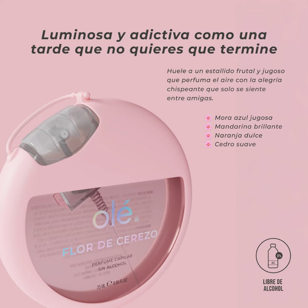Perfume capilar sin alcohol Olè