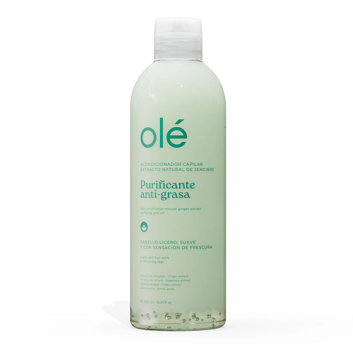 Acondicionador extracto natural de jengibre purificante antigrasa olé