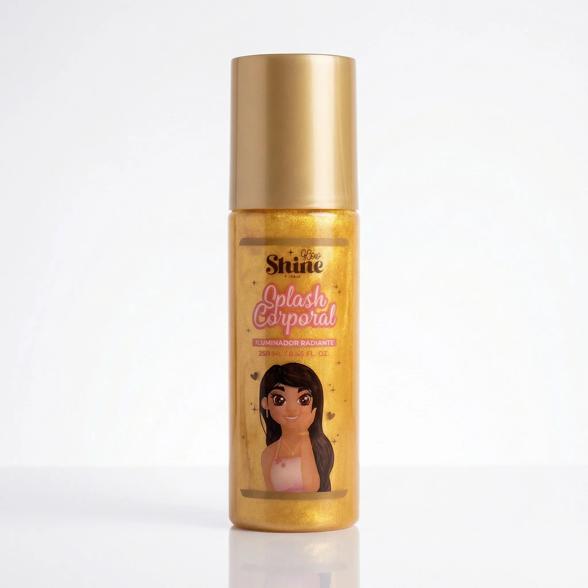 Splash corporal luminoso glow shine By Yaja