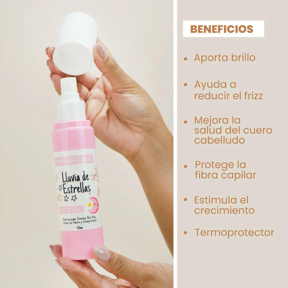 Perfume para el cabello Lluvia de estrellas