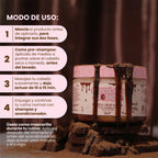 Mascarilla capilar chocolate rosado Lluvia de estrellas