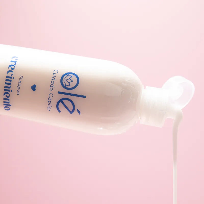 Shampoo arroz, avena y linaza fortalecimiento y crecimiento olé
