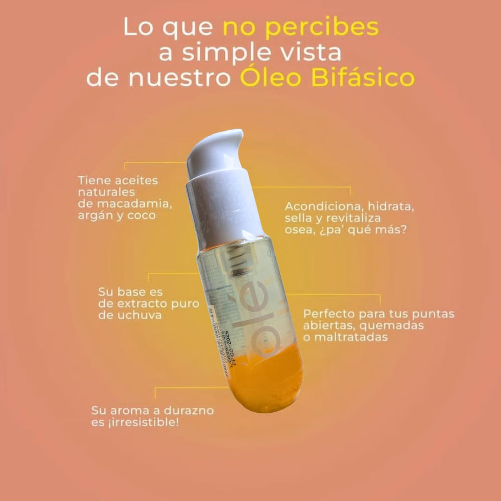 Óleo capilar de uchuva Hidratante de puntas olé